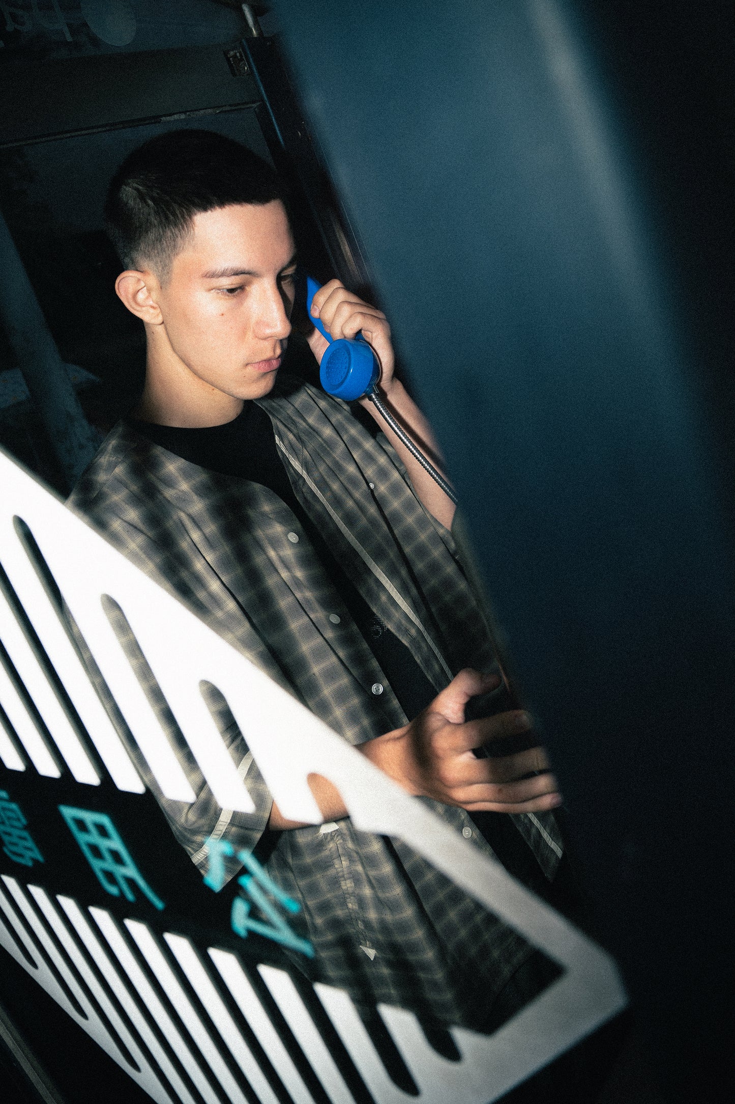 IDE Check Baseball Shirt/格紋棒球衫