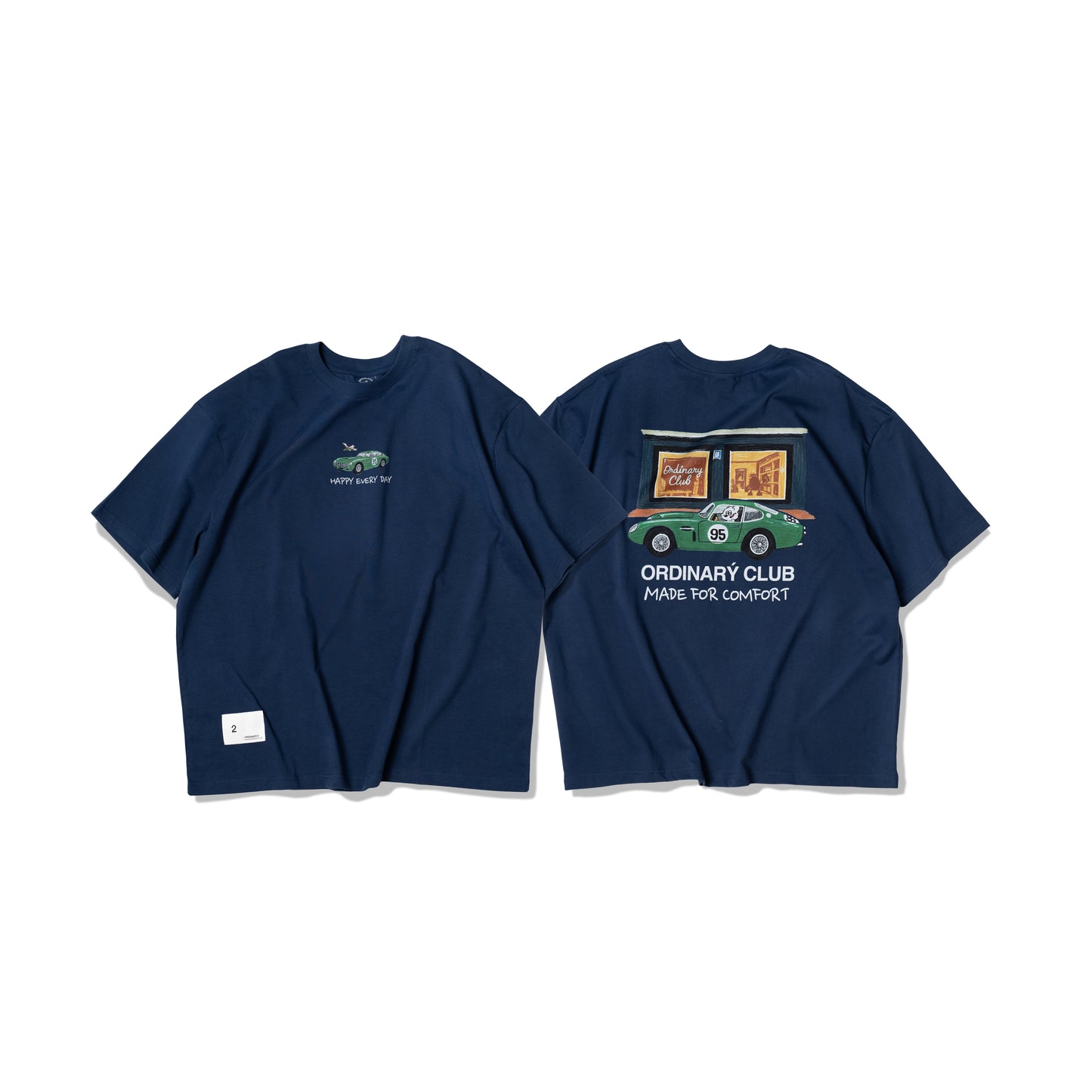 ORDINARY 復古蠟筆角色短Tee