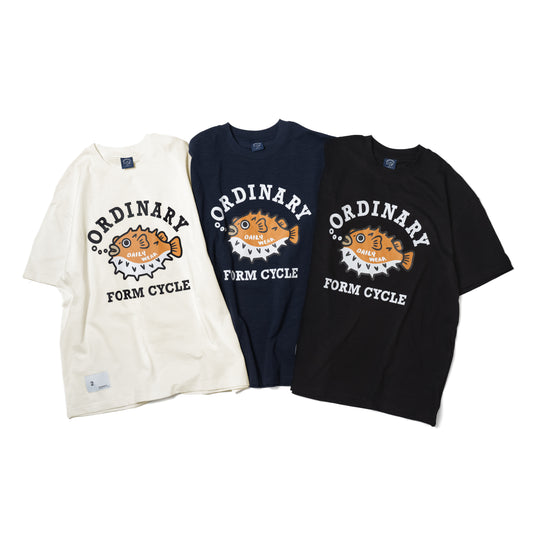 ORDINARY 美式河豚竹節棉短Tee