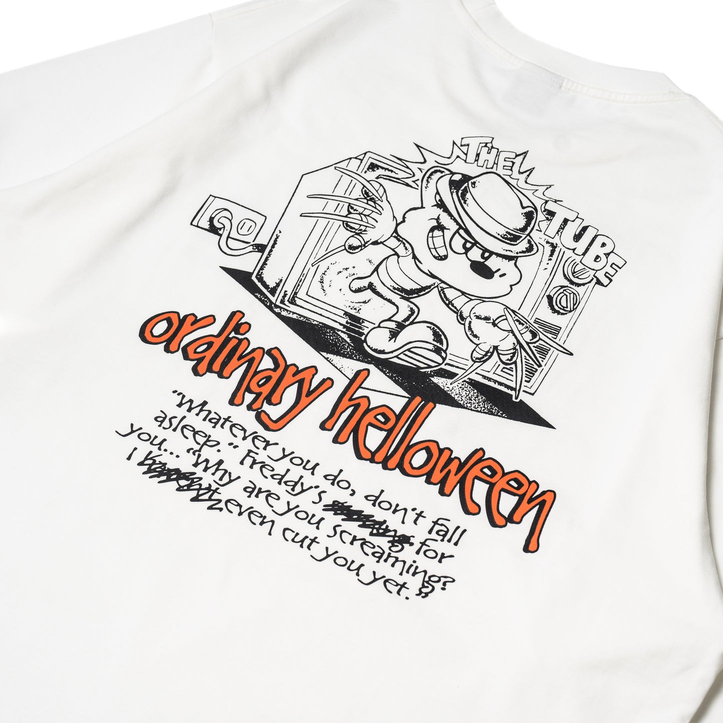 ORDINARY 美式驚慄電影插畫長Tee