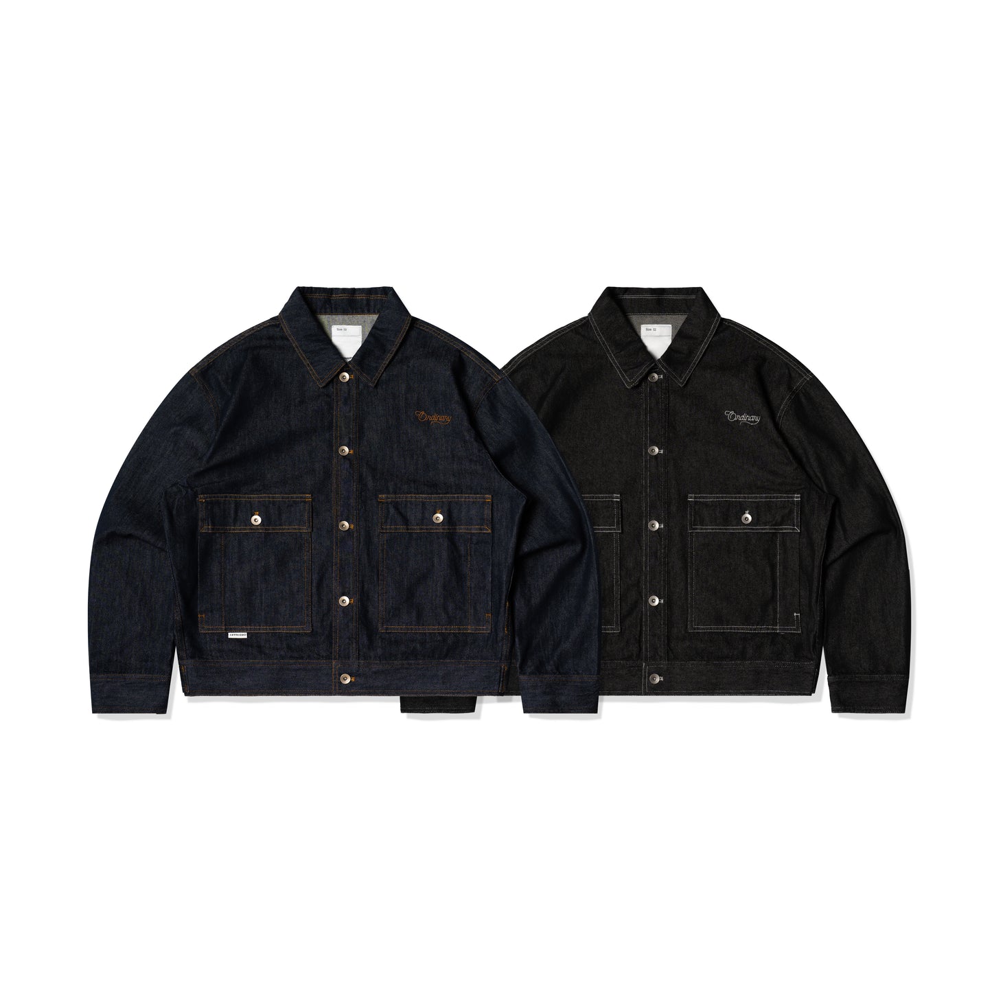 ORDINARY 短版原色牛仔外套