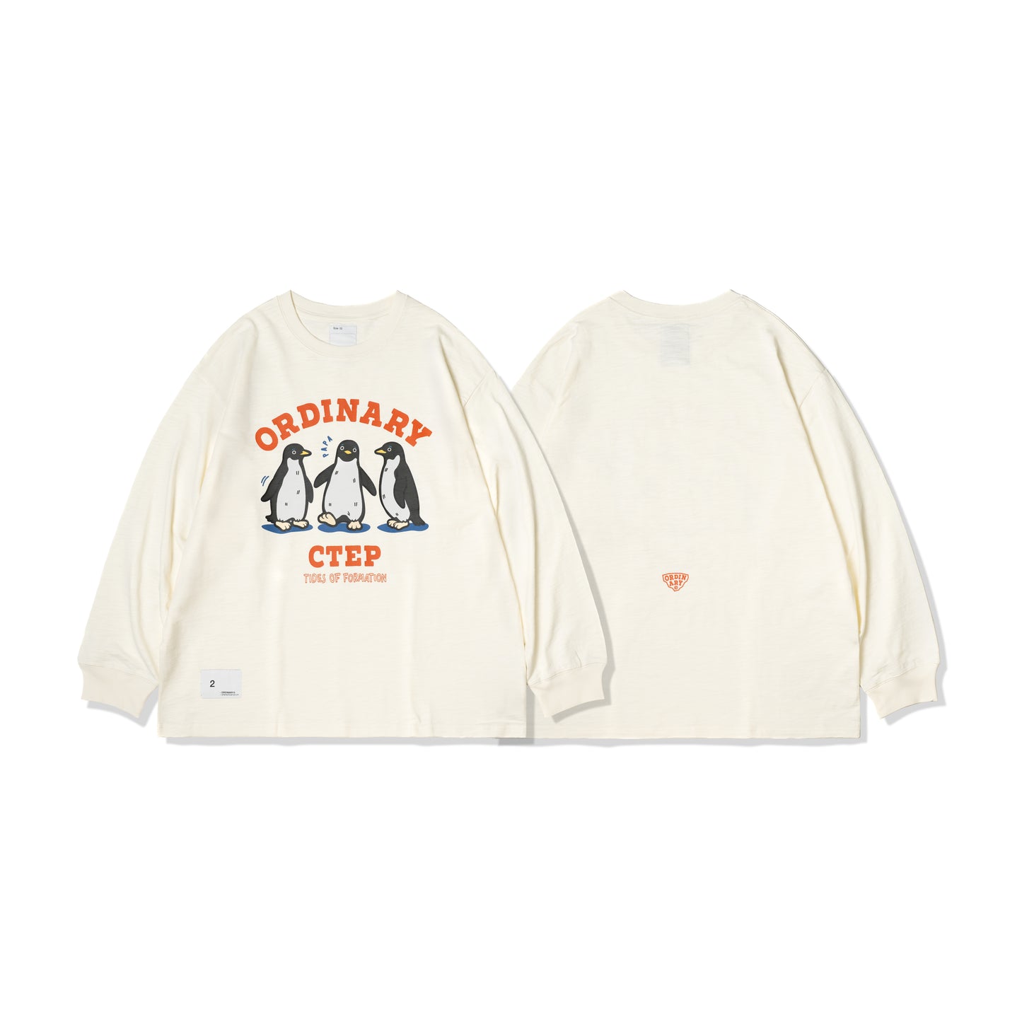 ORDINARY 企鵝夥伴竹節棉長Tee