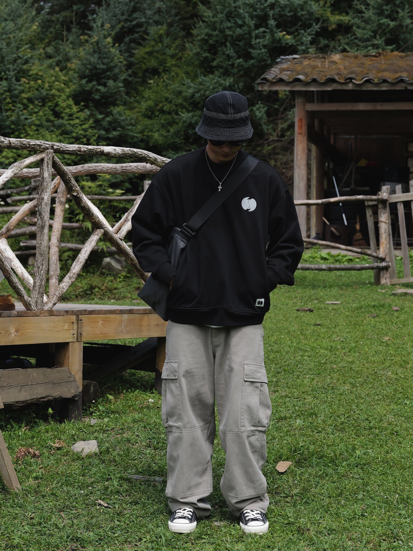 UNBENT 25AW 雪山圖案衛衣