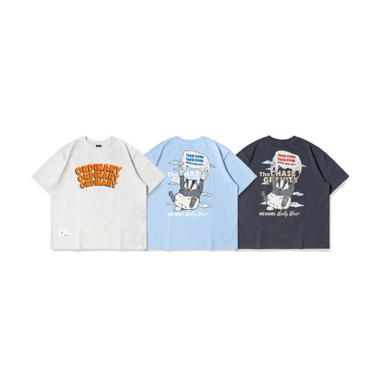 ORDINARY 趣味降落獾短Tee