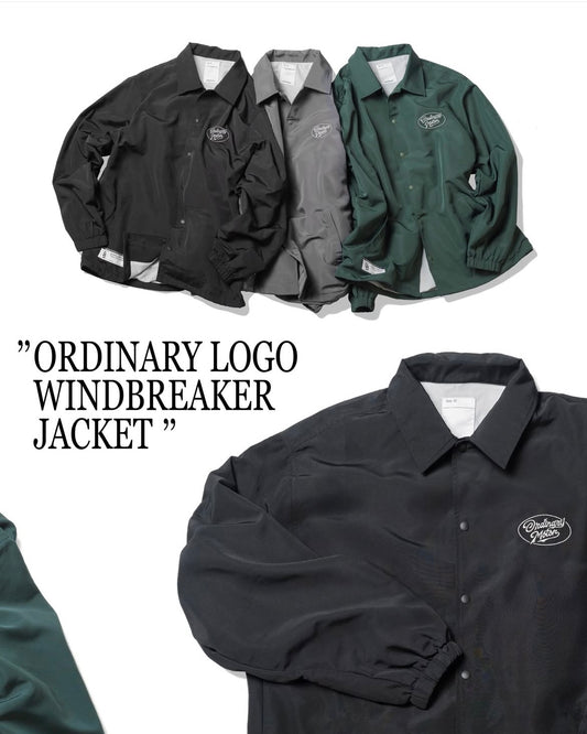 ORDINARY 復古LOGO教練外套