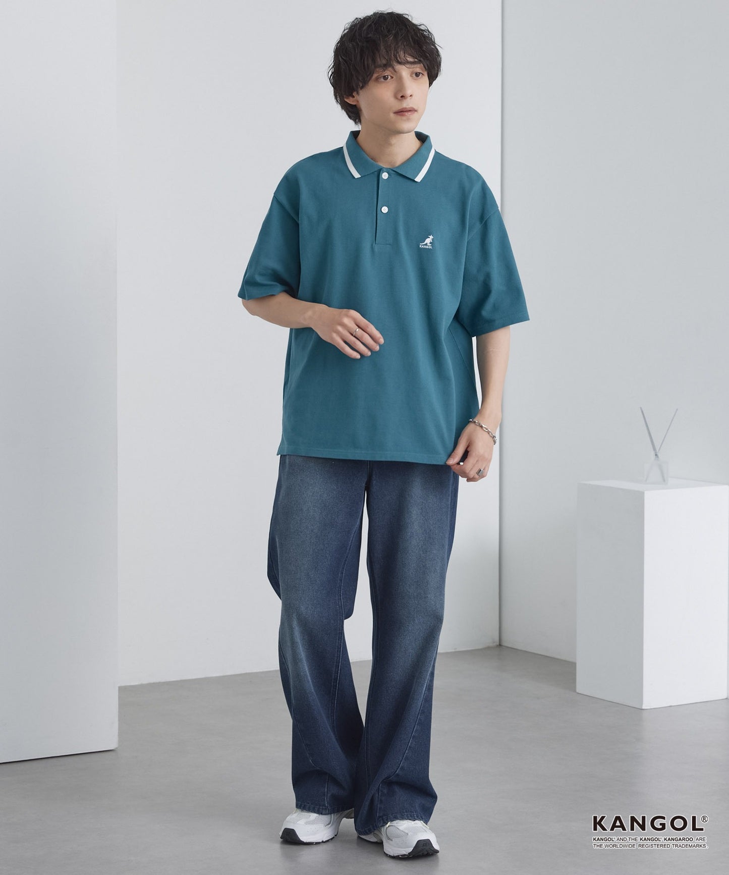 日版KANGOL Logo POLO