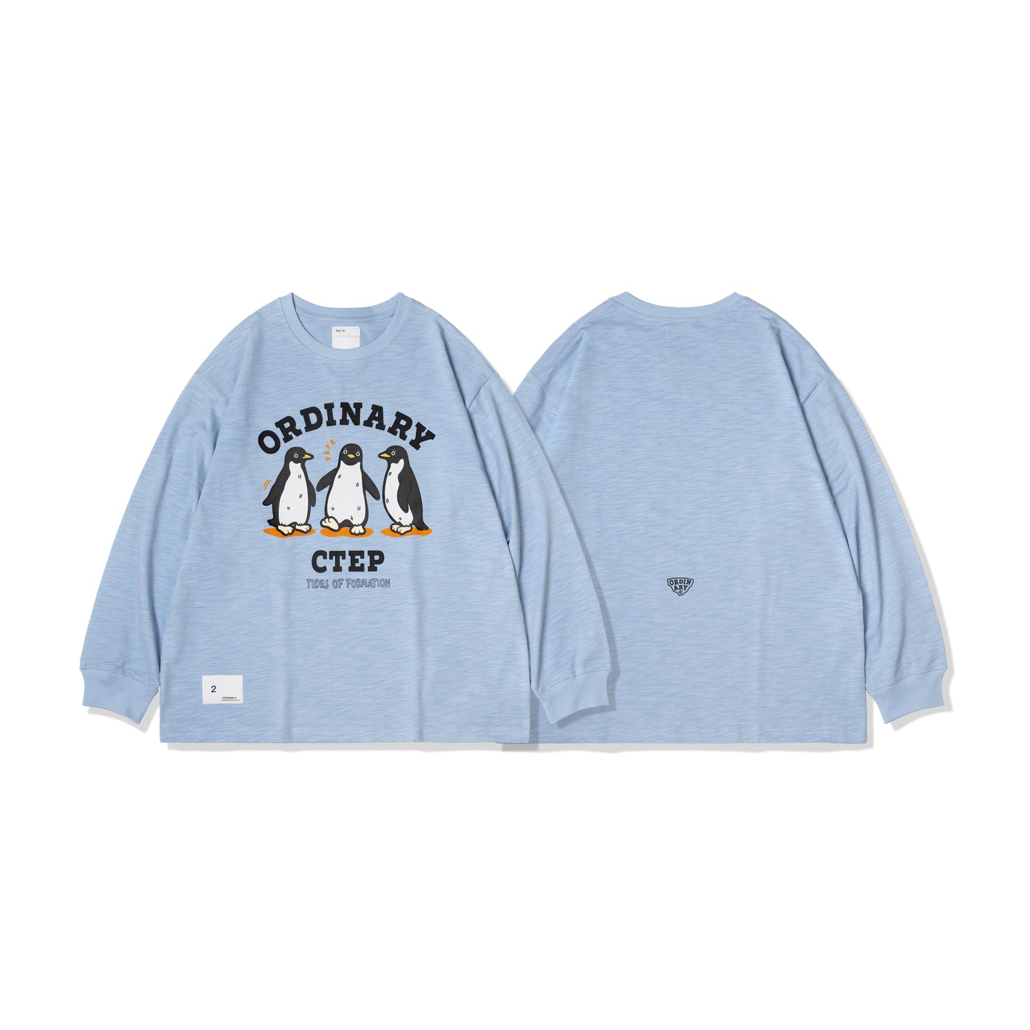 ORDINARY 企鵝夥伴竹節棉長Tee