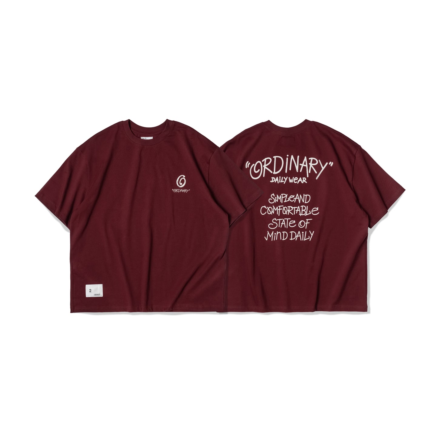 ORDINARY 美式手繪LOGO短Tee