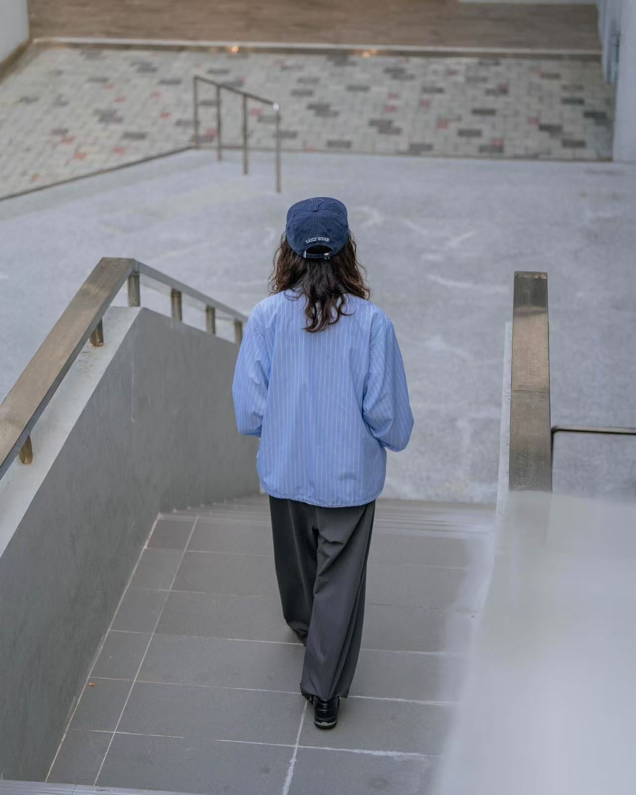 ORDINARY 條紋教練外套