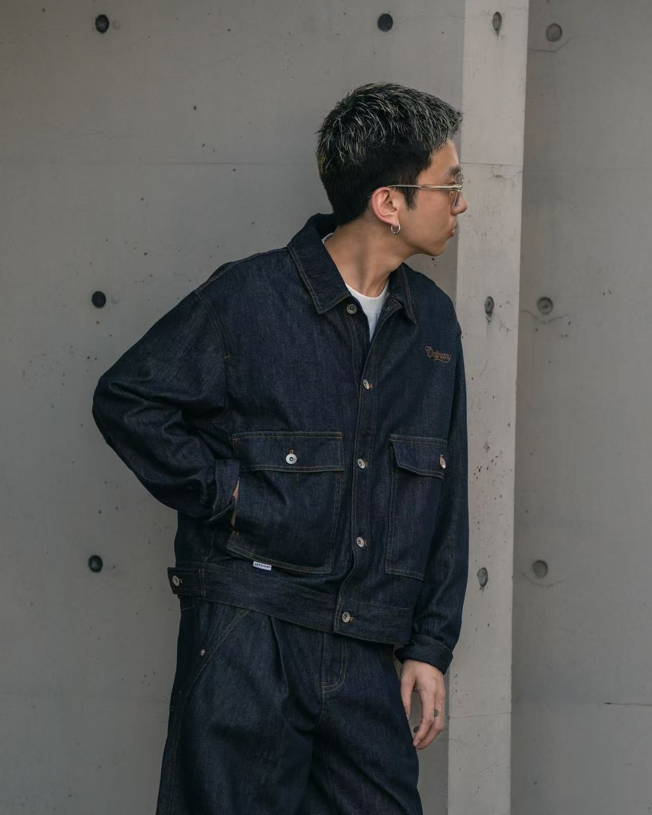 ORDINARY 短版原色牛仔外套