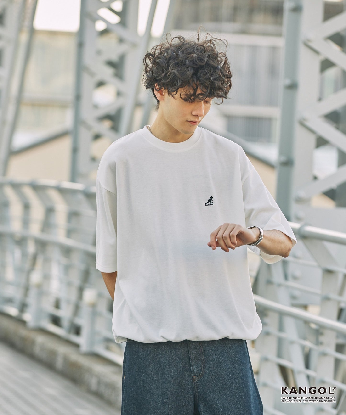 日版KANGOL Logo Tee