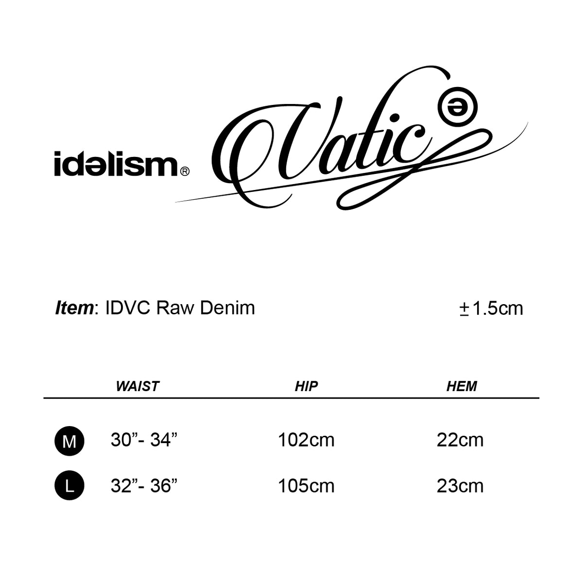 IDVC Raw Denim