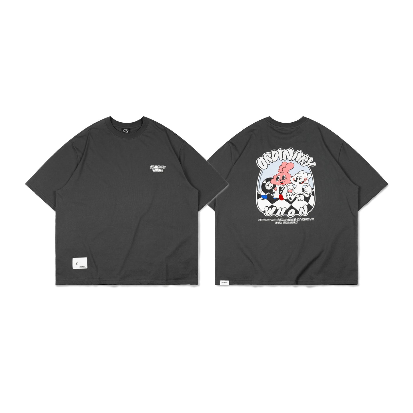 ORDINARY X WHONWHON CHARACTER TEE