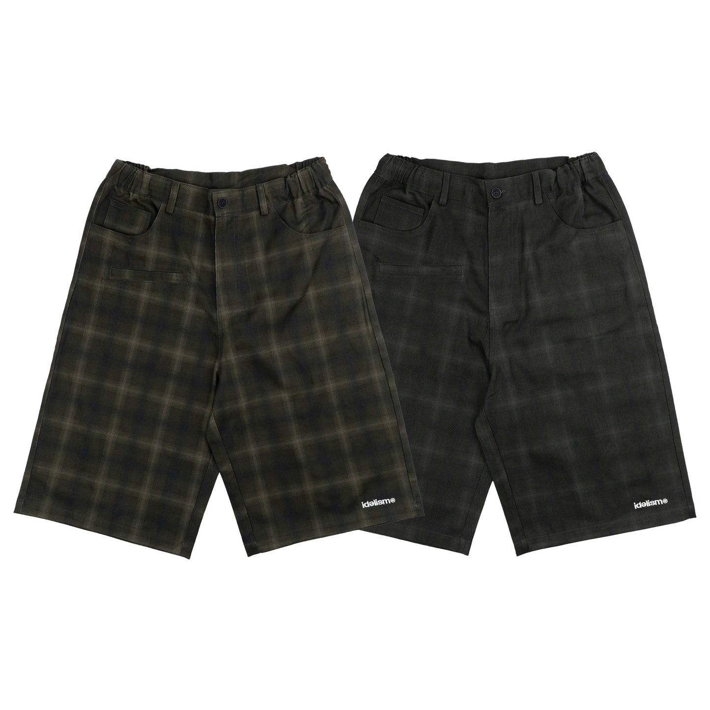 IDE Check Jorts/格紋短褲