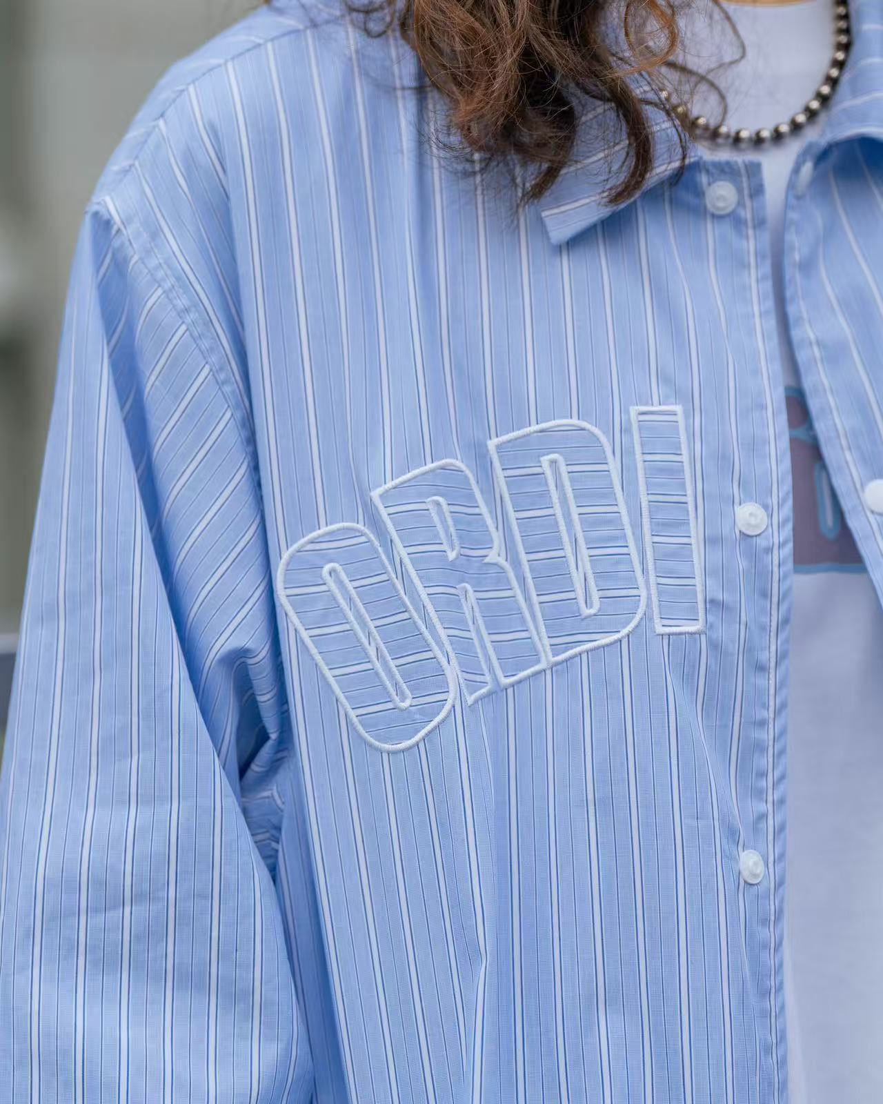 ORDINARY 條紋教練外套