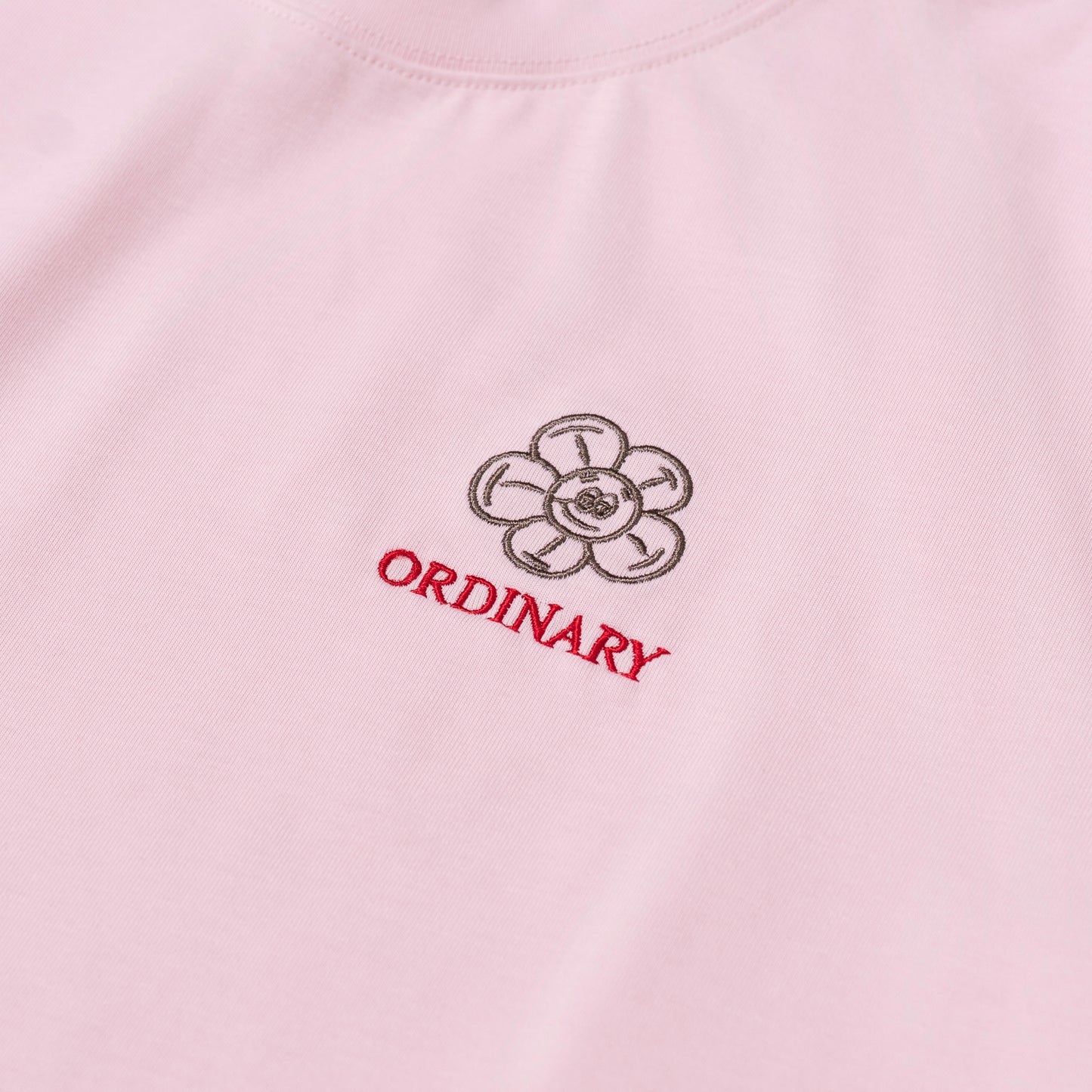 ORDINARY 手繪花朵塗鴉短Tee