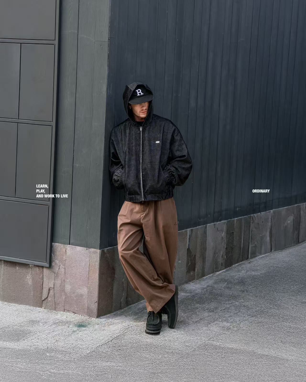 ORDINARY 水洗燈芯絨連帽外套