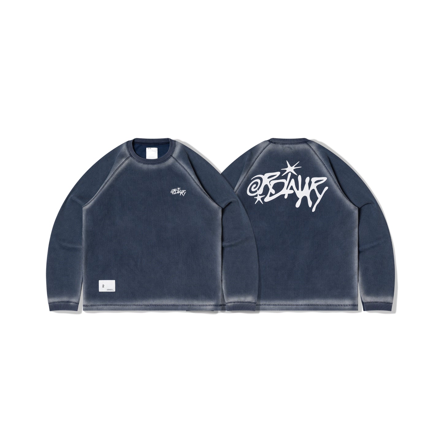 ORDINARY 水洗渲染華夫格長Tee