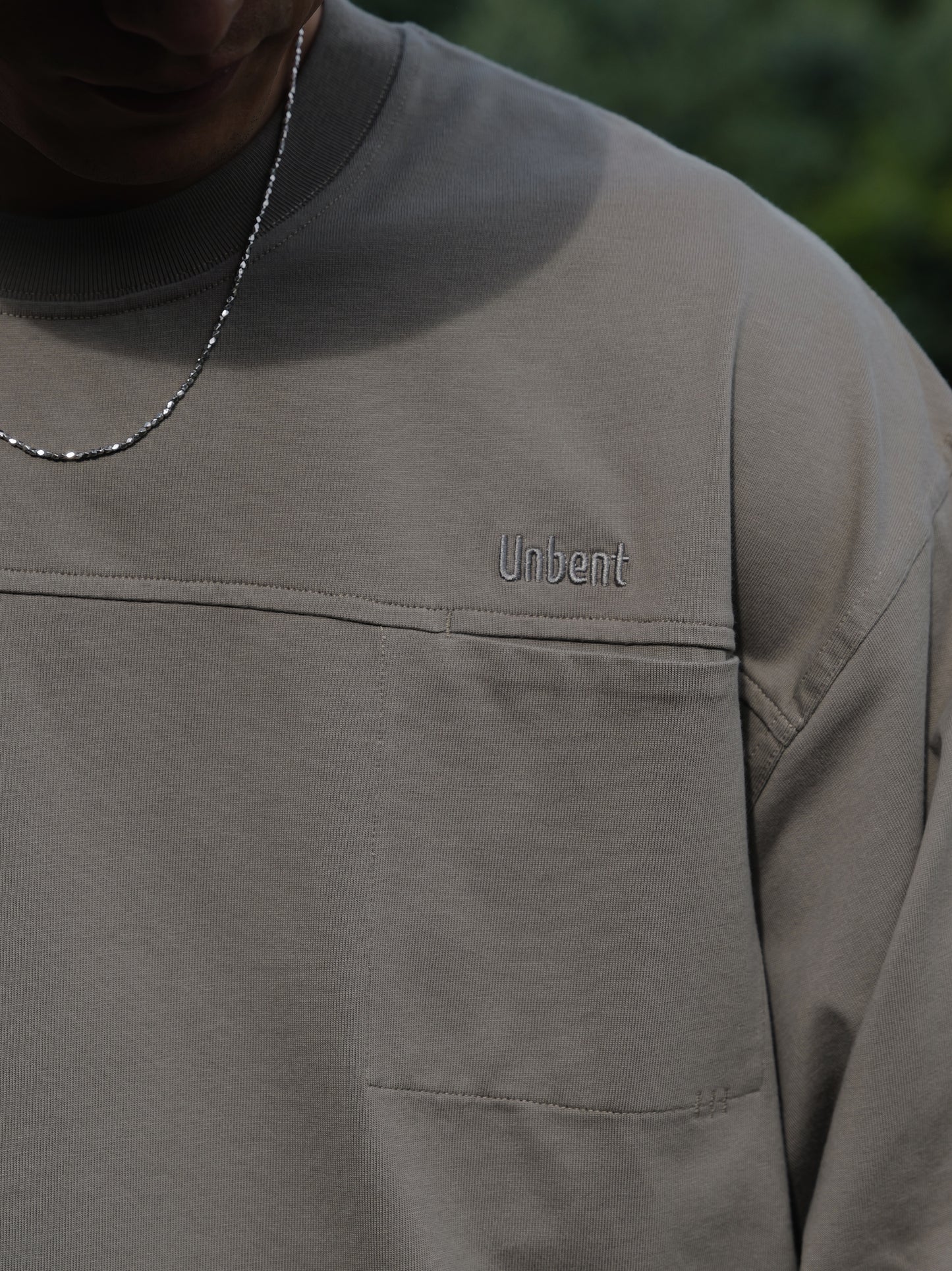 UNBENT 25AW 口袋刺繡長Tee
