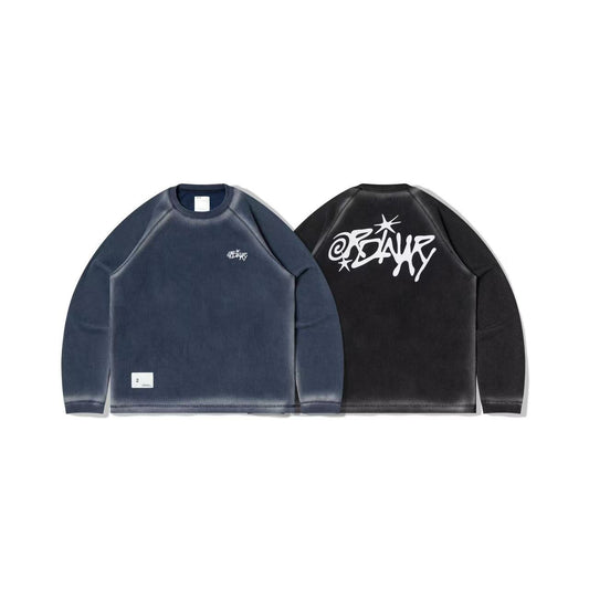 ORDINARY 水洗渲染華夫格長Tee