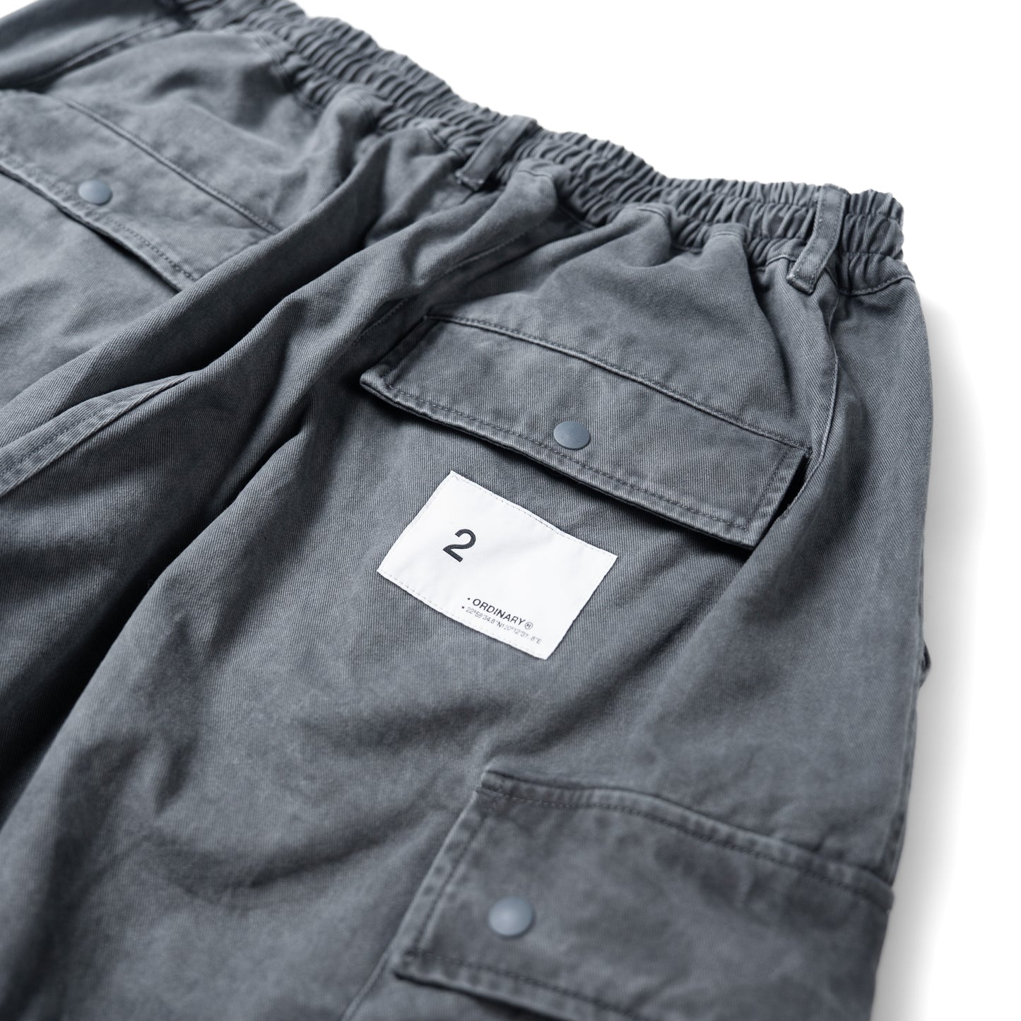 ORDINARY WASHED UTILITY CARGO SHORTS