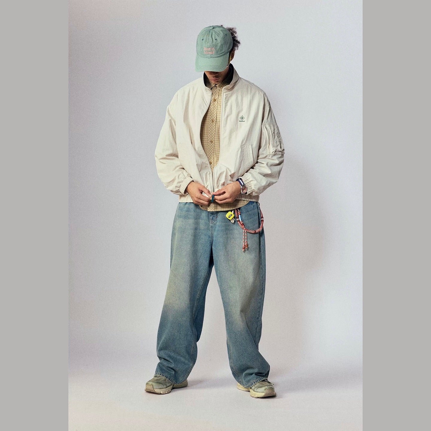 NOTH 撞色立領風衣