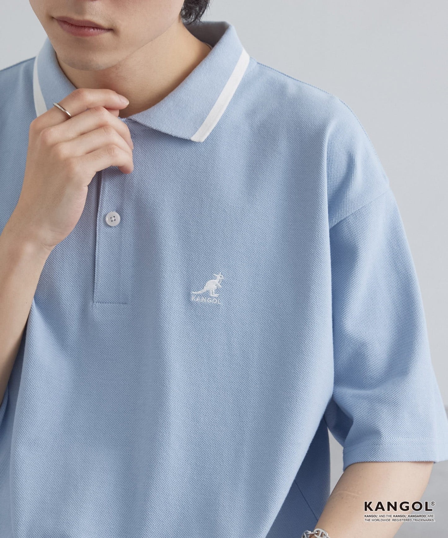 日版KANGOL Logo POLO