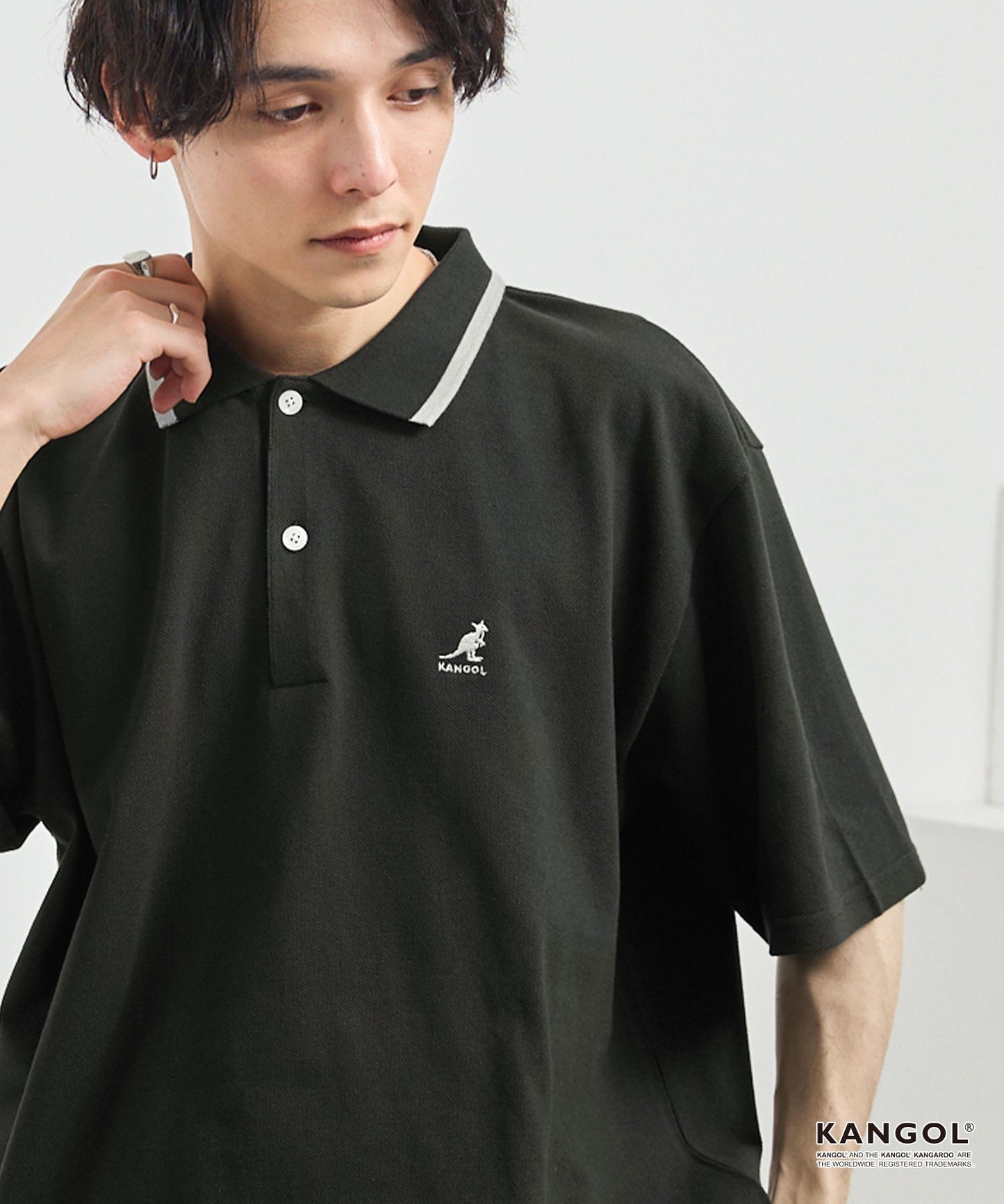 日版KANGOL Logo POLO