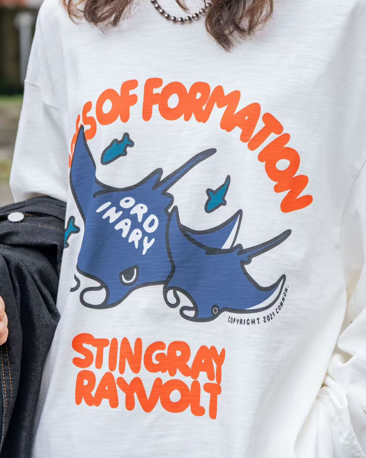 ORDINARY 美式魔鬼魚長Tee