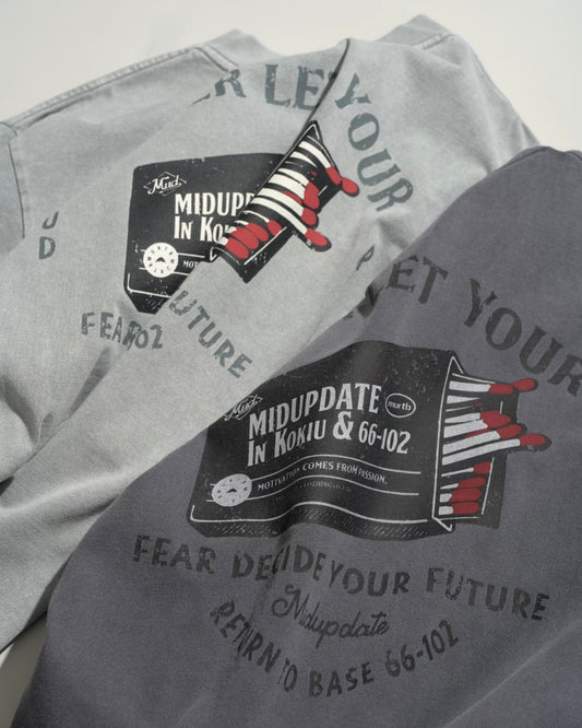 MUD 26SS 火柴盒做舊短Tee