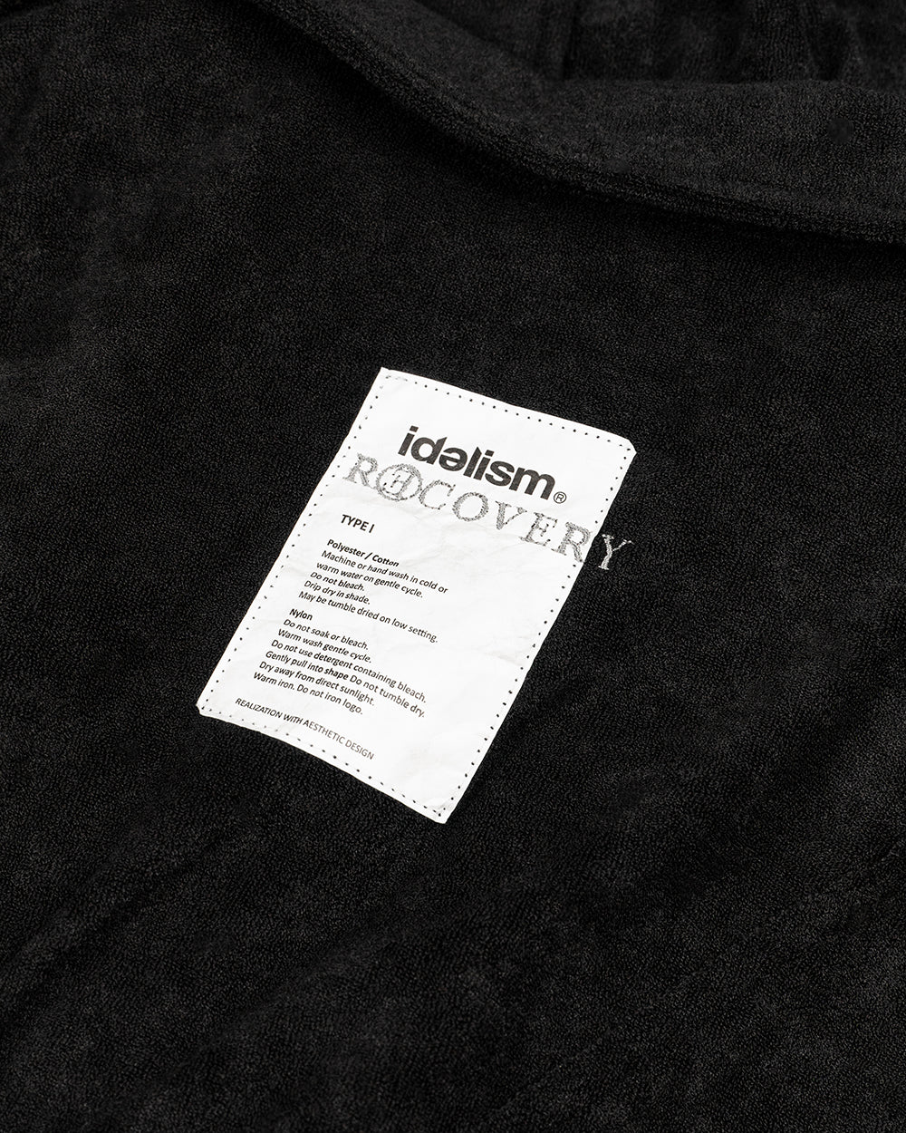 IDRC Shirt 拼接毛圈襯衫