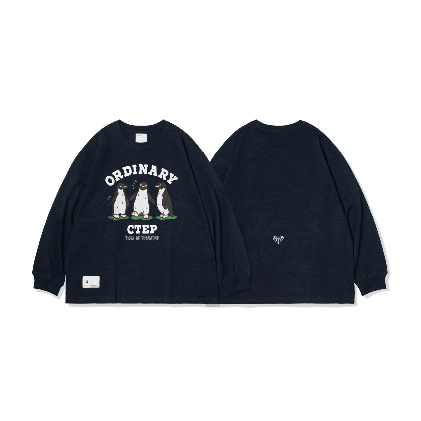ORDINARY 企鵝夥伴竹節棉長Tee