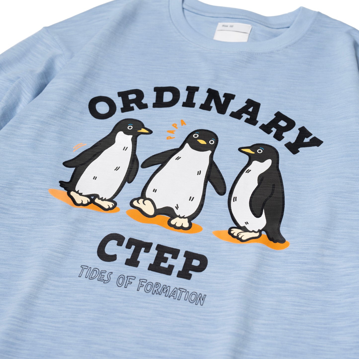 ORDINARY 企鵝夥伴竹節棉長Tee