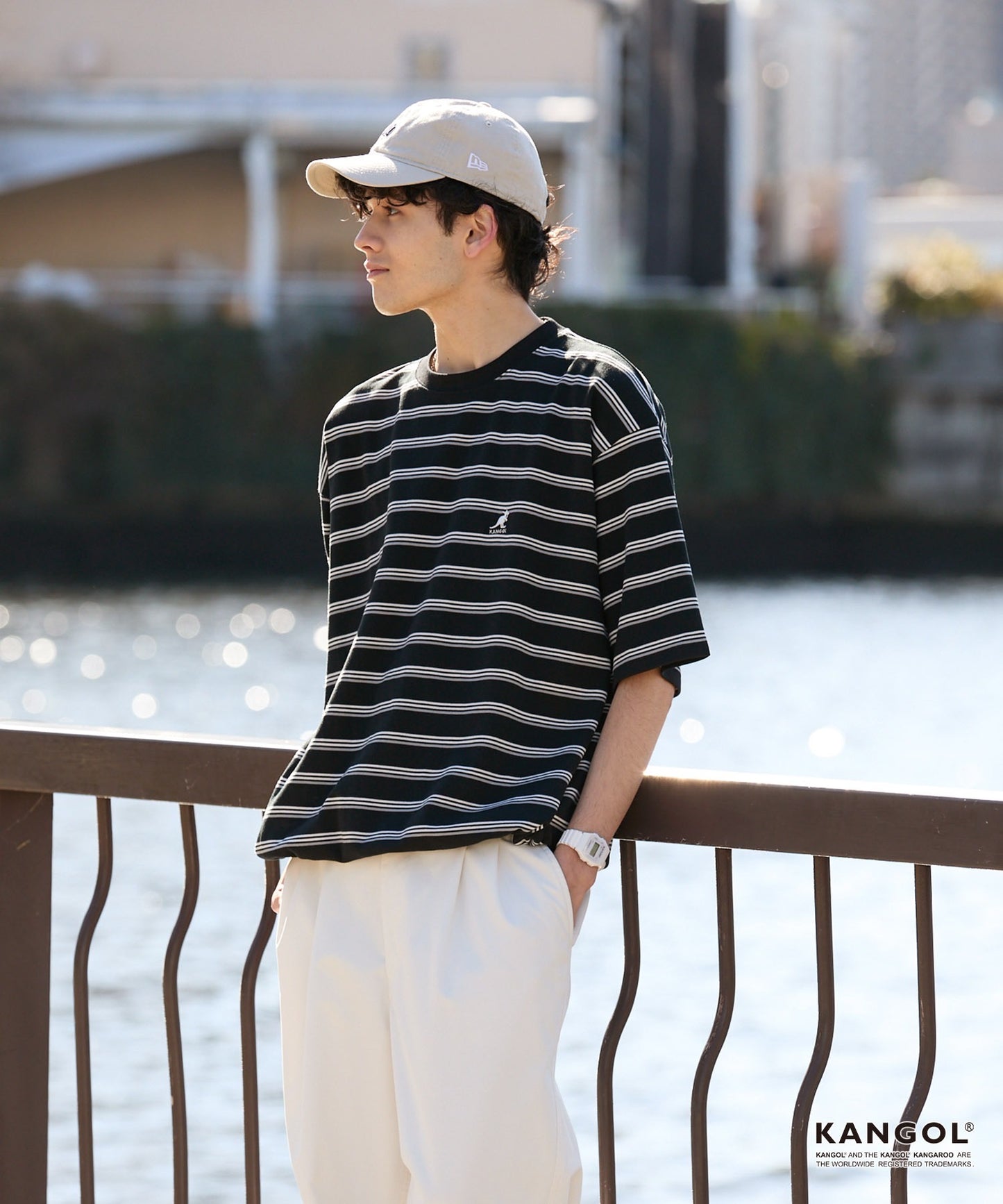 日版KANGOL Logo Tee