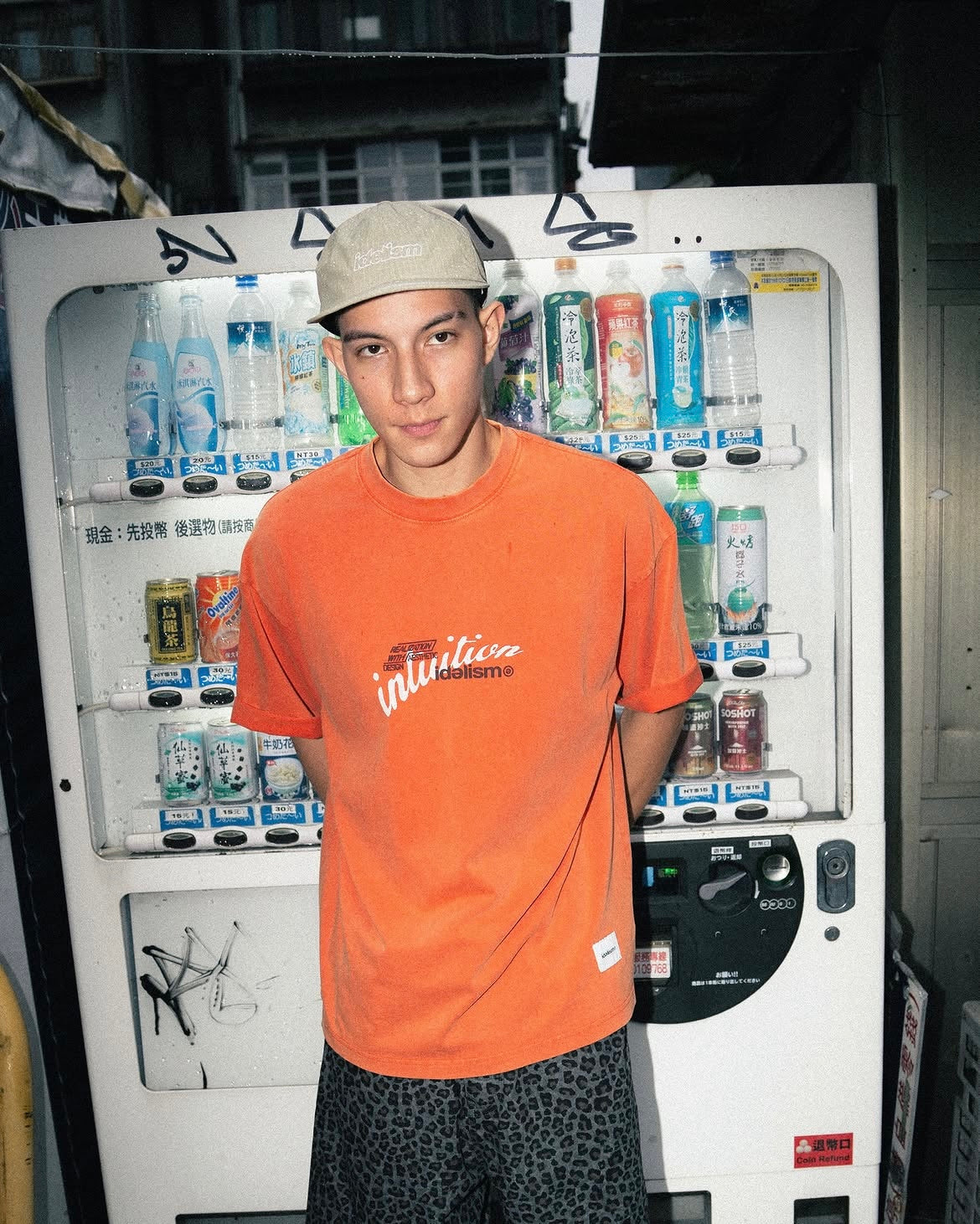 IDE Crow Wash Tee/烏鴉水洗短Tee