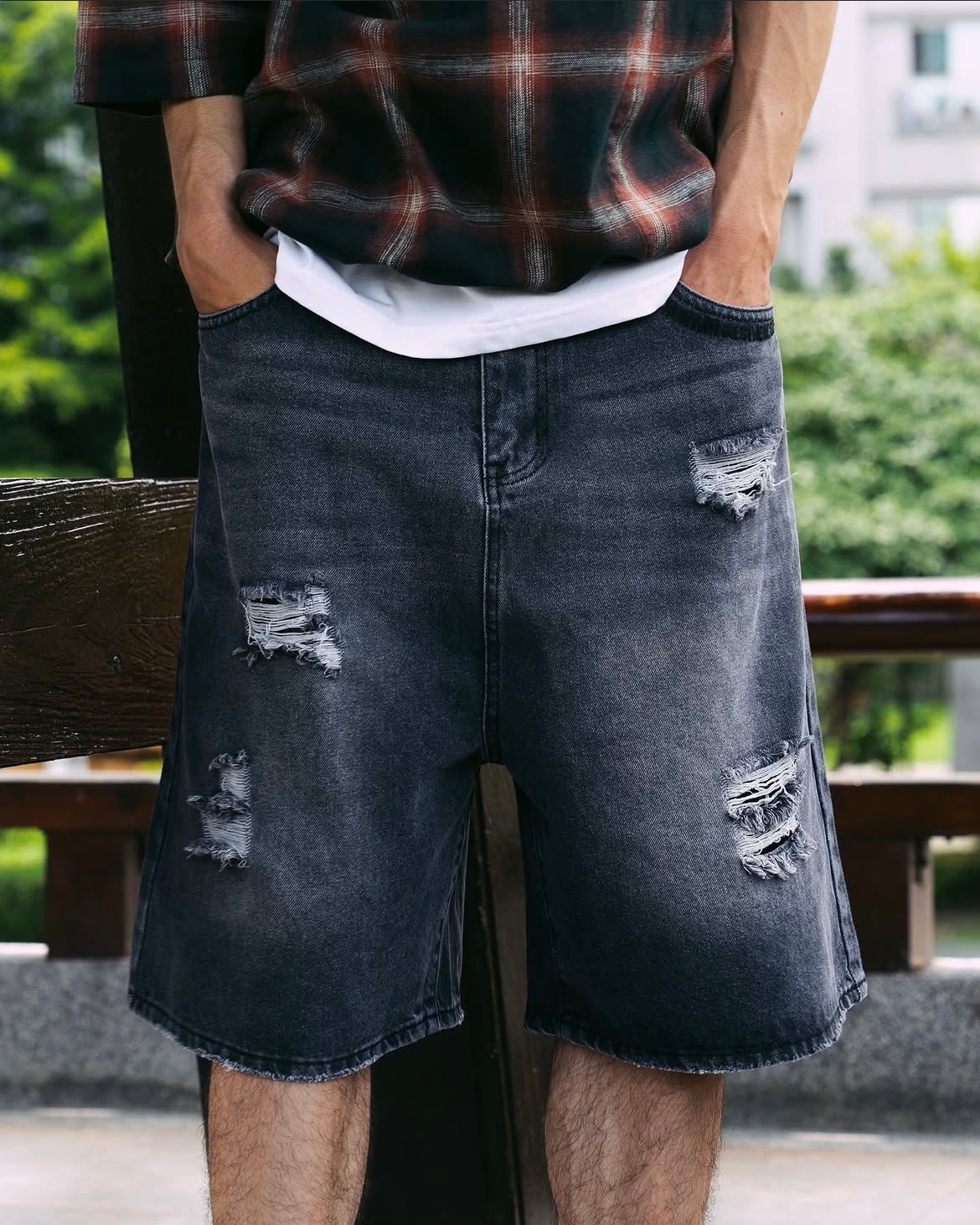 IDE Ripped Shorts