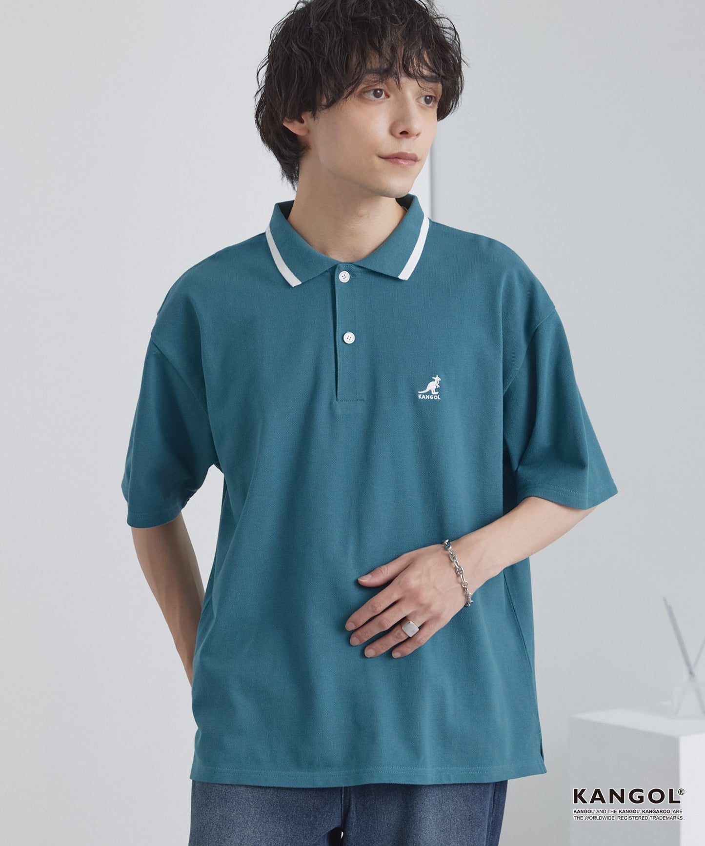 日版KANGOL Logo POLO