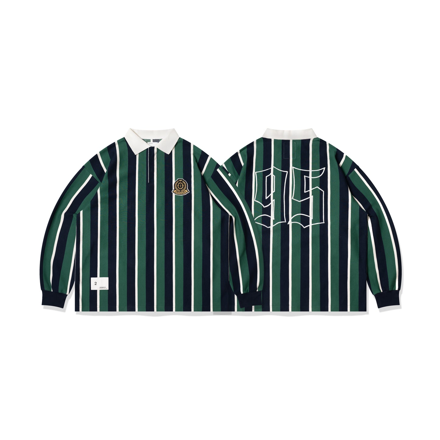 ORDINARY 復古學院條紋POLO衫