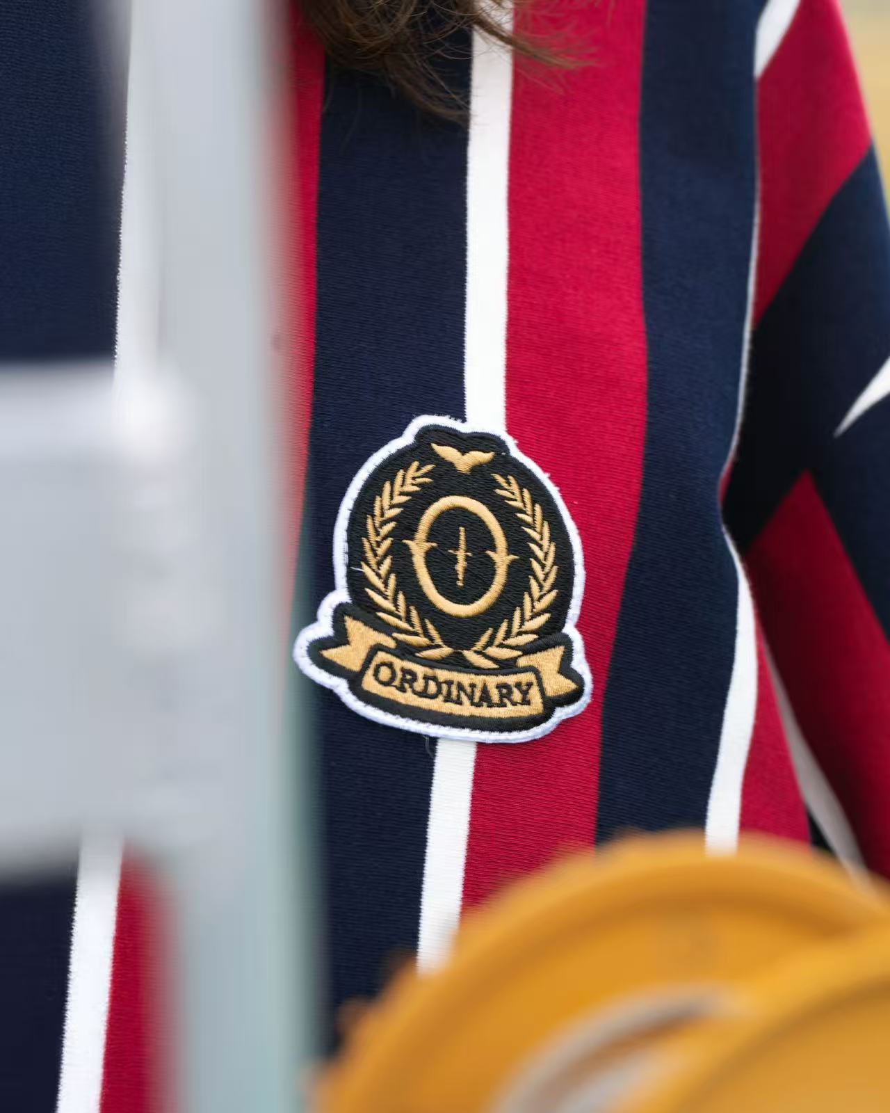 ORDINARY 復古學院條紋POLO衫