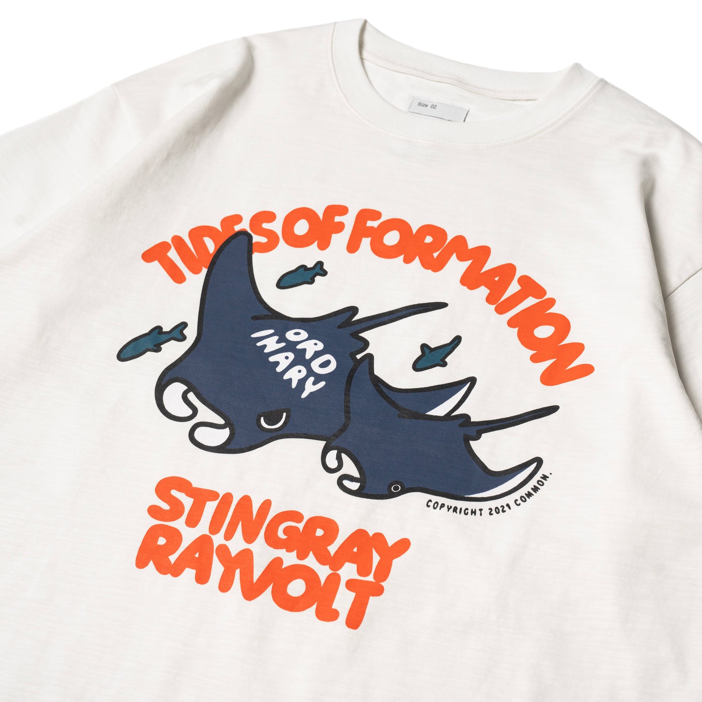 ORDINARY 美式魔鬼魚長Tee