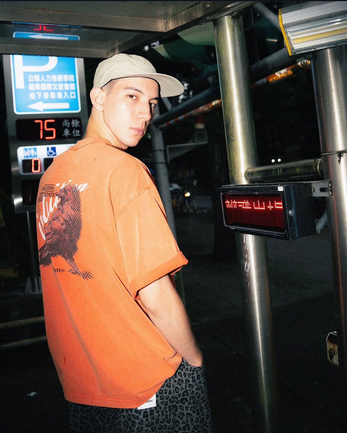 IDE Crow Wash Tee/烏鴉水洗短Tee