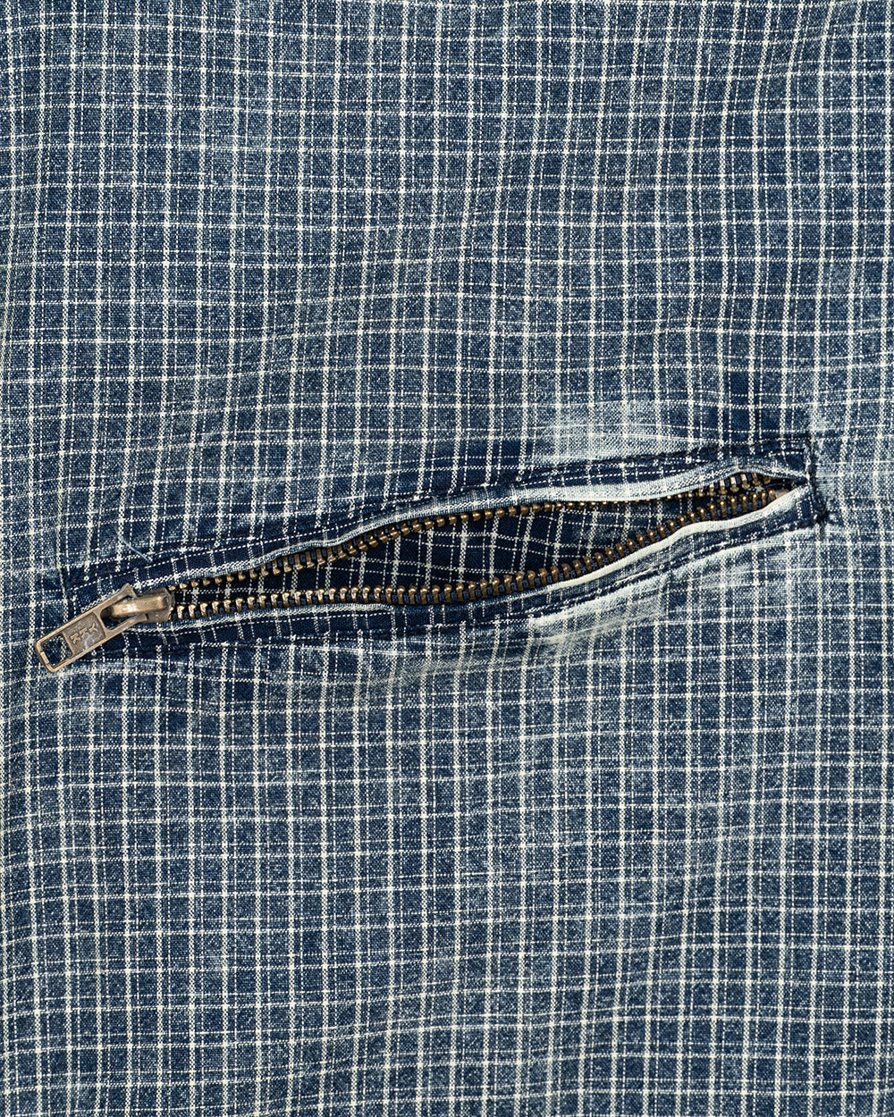 IDE Vintage Shirt/水洗格紋短襯