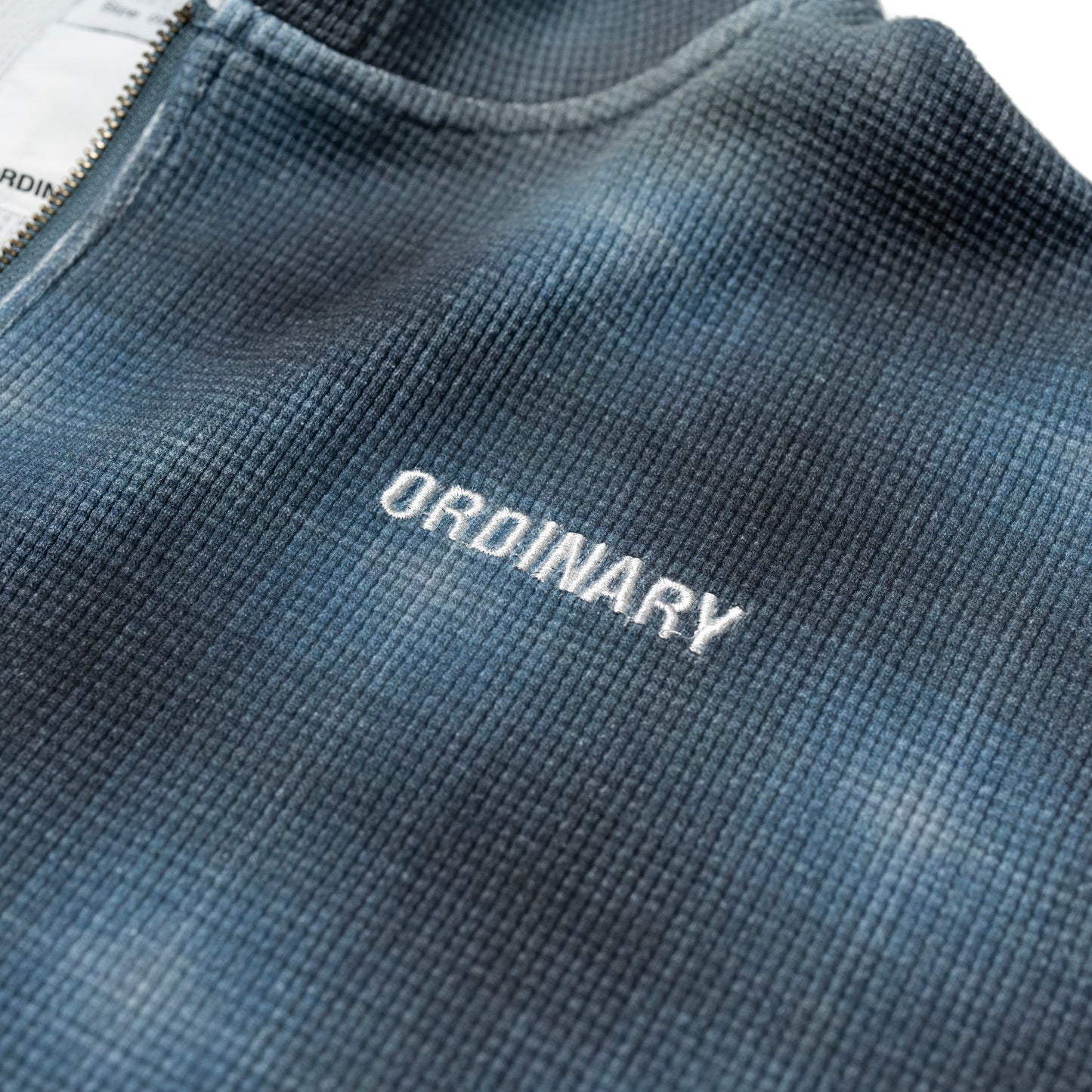 ORDINARY 水洗華夫格連帽外套