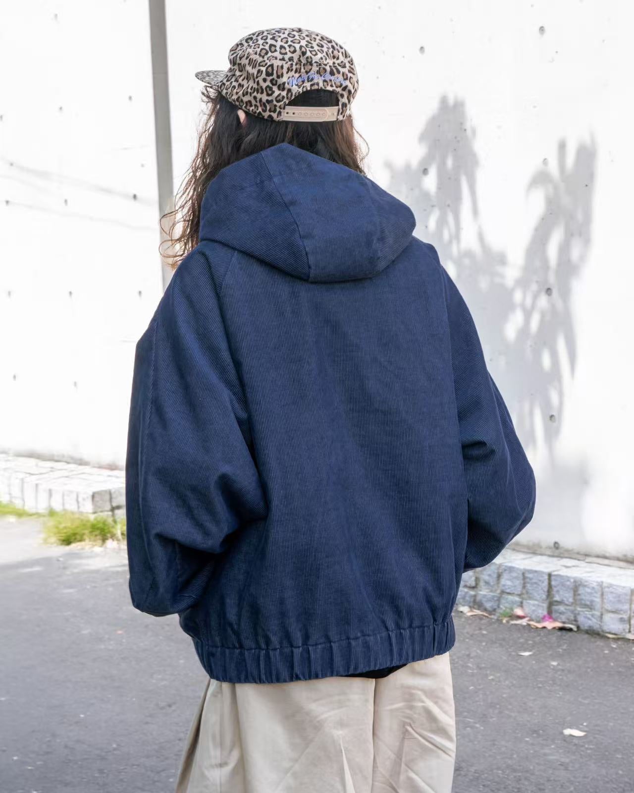 ORDINARY 水洗燈芯絨連帽外套