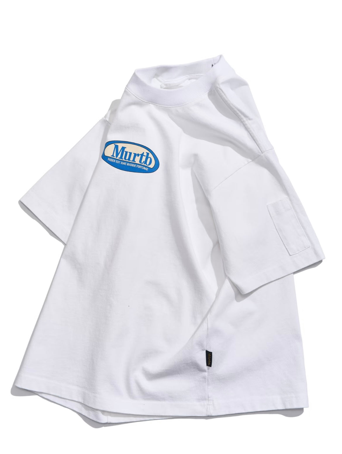 MUD 撞色logo短Tee