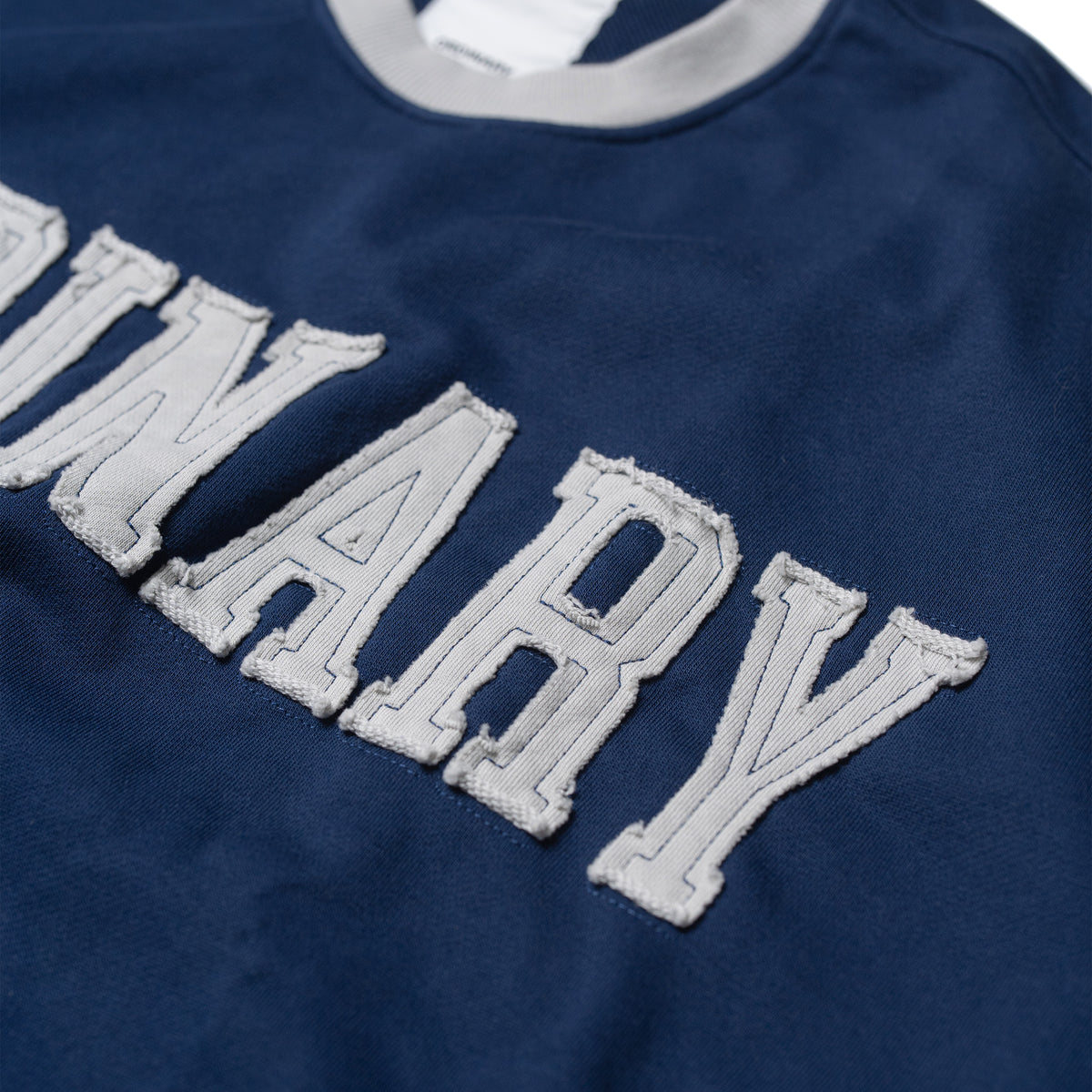 ORDINARY 水洗滾邊貼布LOGO衛衣