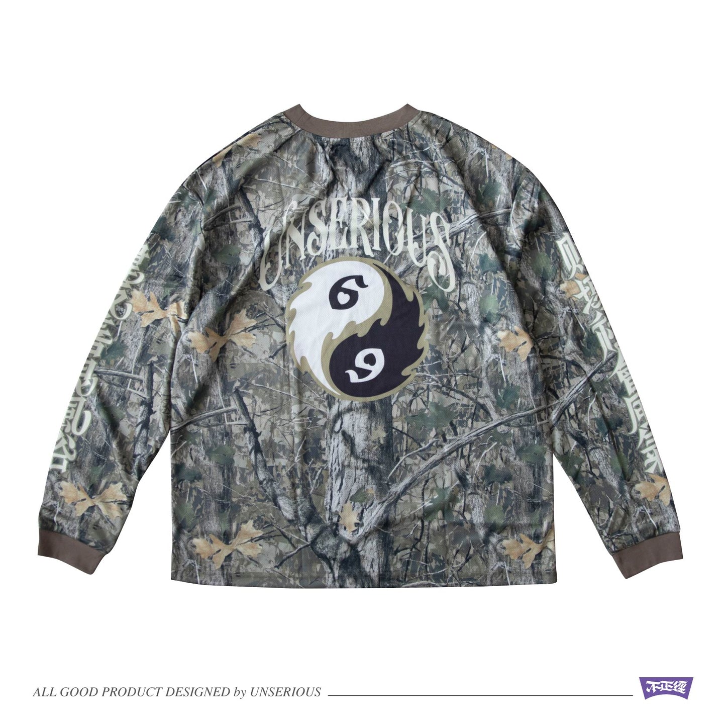 不正經製作 之 69太極 長袖足球TEE