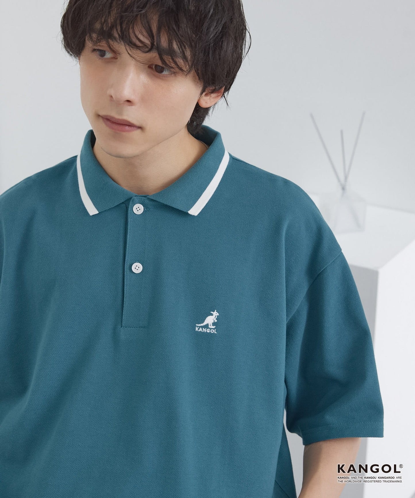 日版KANGOL Logo POLO