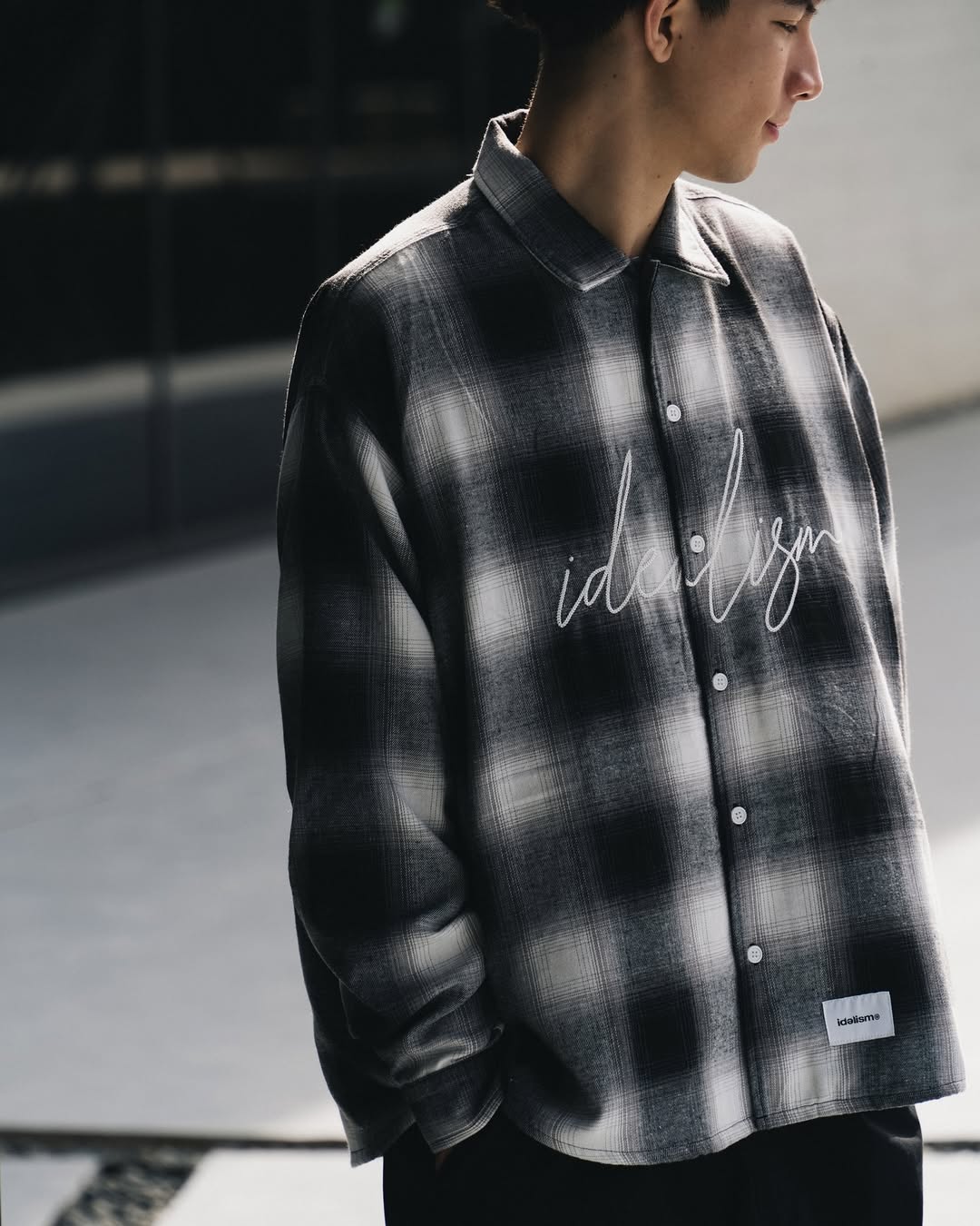 IDE Check L-Shirt/格紋長襯衫