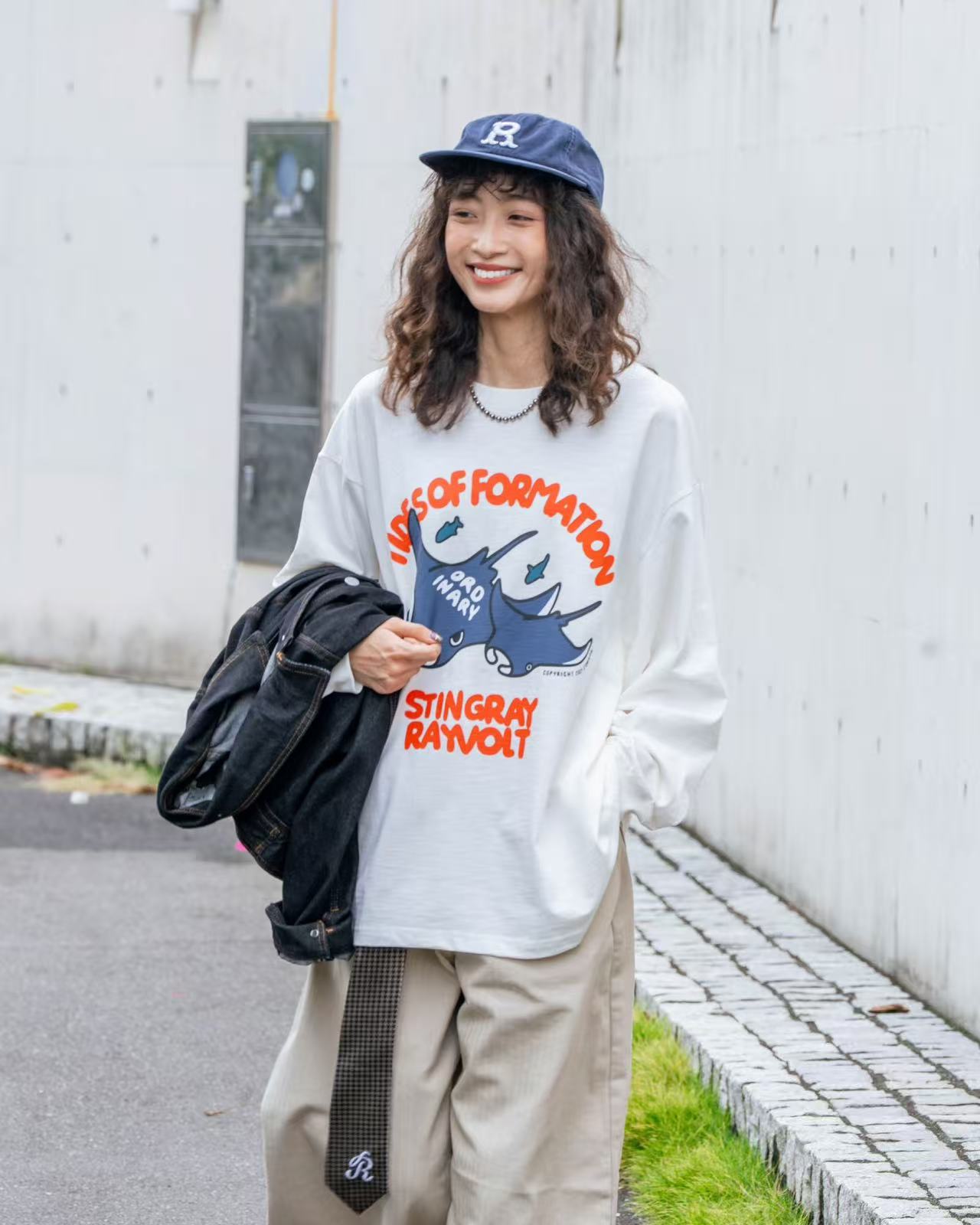 ORDINARY 美式魔鬼魚長Tee